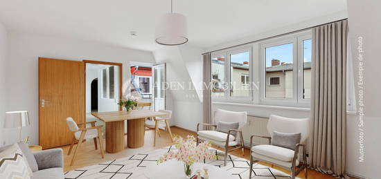 Dachgeschosswohnung 66 m² mit Terrasse (Renovierung erforderlich), Nahe Wilmersdorfer Straße.