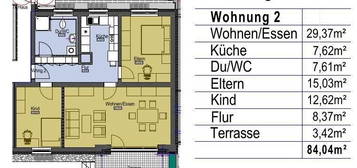 TOP-Neubau-Zweitbezug-Wohnung am Stadtzentrum - Whg 2 EG links