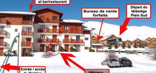 Studio 4 personnes au pied des pistes