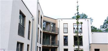 barrierefreie 1,5-Raum-Wohnung mit Balkon in Senioren- Residenz / Neubau / mit EBK, Dachterrasse, Gartenanteil