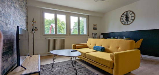 Appartement T4 Meublé à Louer - 70m² - Quartier Calme à Mulhouse, Proche Tram et Commerces