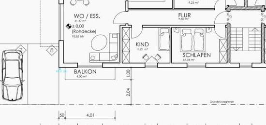 Helle Neubau Wohnung 88qm