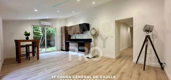 Rez de jardin T2 de 61m² avec jardin de 65 m²