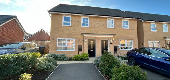 Semi-detached house to rent in Wells Grove, Eagle Farm South, Milton Keynes MK17