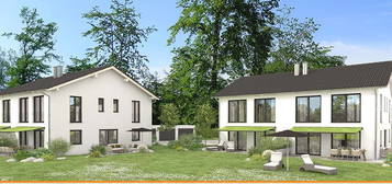 Neubau DHH in Bruckmühl, 4 Zimmer + 1, Südgarten, 
274 qm Grd., Baubeginn Jan. 2025, Bezug Dez. 202