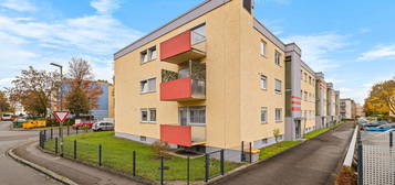 Helle 2-Zimmer-Hochparterre-Wohnung mit Balkon in Augsburg-Hammerschmiede