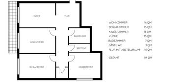 3-Zimmer-Wohnung mit EBK in Stuttgart