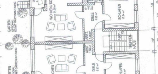 Ab sofort Wohnung mit Balkon