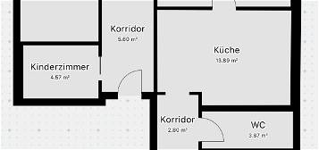 4 Zimmer, 80 m2 Mietwohnung in Schalke