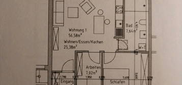 68623 Lampertheim-Hofheim: 3-Zimmer-Wohnung