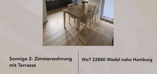 Schöne 2-Zimmer-Wohnung zur Zwischenmiete in Wedel