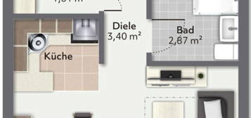 1 Zimmer-Wohnung+TG-Stellplatz in Schwabing nähe MünchnerFreiheit