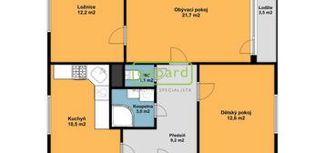 Byt 3+1, 70 m², Vladimirská, Česká Lípa