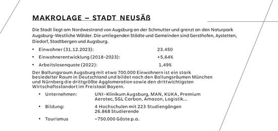 Helle 3-Zi-Wohnung 76 m², EBK, Balkon & Wintergarten 1. OG Neusäß