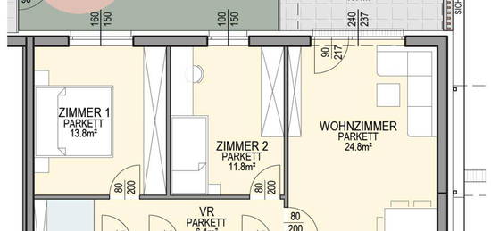 Top 1 | Gemütlich vorsorgen in grüner Lage – 76 m²