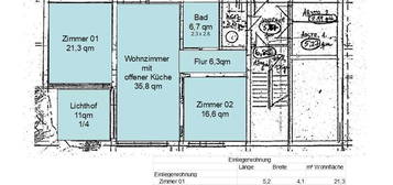 Helle 89m² Souterrain-Wohnung mit eigenem Lichthof in Mühltal