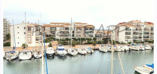 Appartement à vendre 3 pièces LE CAP D'AGDE (34) - vue mer et chenal