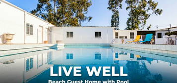 LIVE WELL ☀ Beach Guest Home with Pool (with A/C)