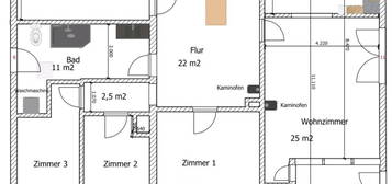 5 Raumwohnung mit Garten