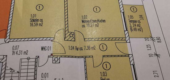 Neuwertige 2-Zimmer-Erdgeschosswohnung mit Terrasse und eigenem Garten