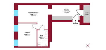 Erstbezug sanierter Altbau in Fertigstellung I ruhige hofseitige Loggia I Luftwärmepumpe I Fußbodenheizung I Schlüsselfertig.