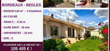 Vente en nue propriété - F86 ans - BEGLES (33130)