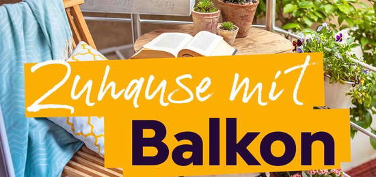 Familienwohnung mit großem Balkon