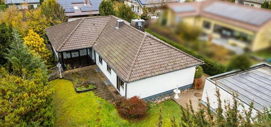 Barrierefreier Bungalow mit Wintergarten und Wellnessbereich