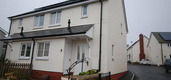 Semi-detached house to rent in Axe Cliff View, Seaton, Devon EX12