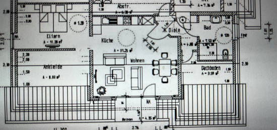 Gemen, Neubau DG Wohnung mit Balkon KfW 40