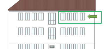 3-Zimmer-Wohnung im Stadtzentrum ab 01.09.2024 zu vermieten