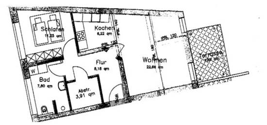 2 ZKB mit PKW-Stellplatz im Zentrum von Visbek zu vermieten