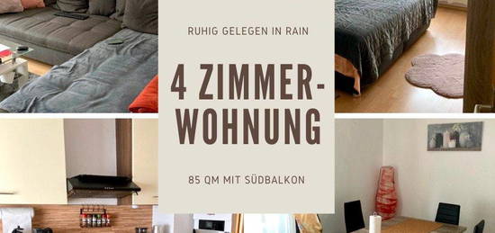 Ruhig gelegene 4 Zimmer Wohnung mit Balkon und Garten