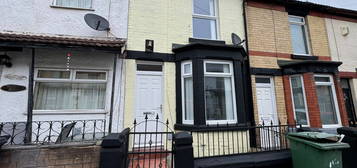 Terraced house to rent in Woodville Road, Birkenhead, Wirral CH42