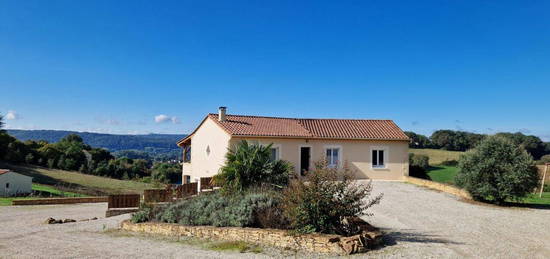 Maison de 2017 avec 3 chambres, piscine et superbe vue dégagée