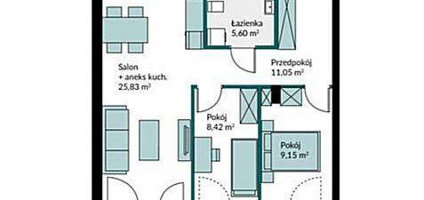 Sprzedam Nowe Mieszkanie 63m² z Pięknym Widokiem