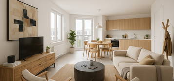 Appartement à vendre, 3 pièces, 2 chambres, 61 m²