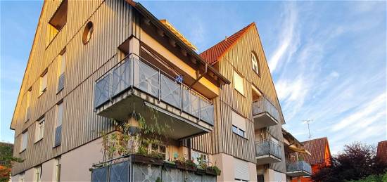 3 Zi-Wohnung mit extravagantem Grundriss und Einbauküche - SHA Hessental 