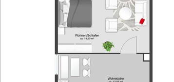 Ruhiges 1 Zimmer Appartement mit Wohnküche in München Giesing