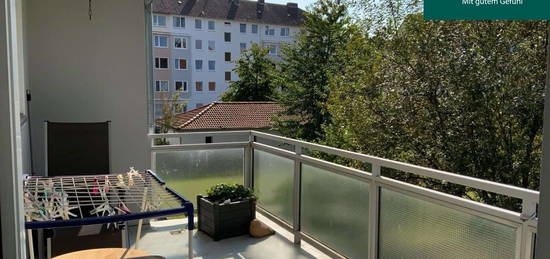 LIST | gepflegte 2-Zimmer Wohnung im 1.OG mit Balkon und Mieterkeller in ruhiger Lage