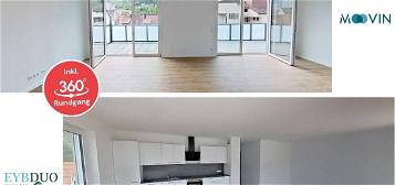 Geräumige 3-Zimmer-Wohnung mit Balkon im Neubauquartier 'EybDuo'