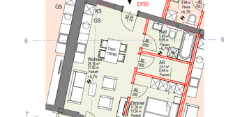 Schöne 2-Zimmer-Wohnung mit Balkon und 1 TG-Stellplatz