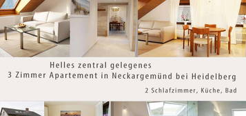 Helles, möbliertes und zentral gelegenes 3 Zimmer Apartment