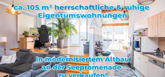 Eigentumswohnung an der Seepromenade! Ca. 103 m² in herrschaftlichem Ambiente mit Balkon & Parkgarage