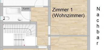 3-Zimmer-Dachgeschosswohnung mit Balkon