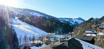 Schöne Terrassenwohnung neben der Skipiste