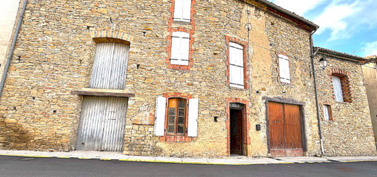 A VENDRE MAISON EN PIERRE AVEC GARAGE   PROCHE LIMOUX