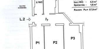 58m 3pok. niezależne,super lokalizacja pod wynajem
