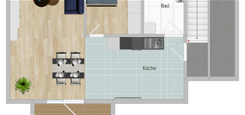 2-Zimmer-Wohnung mit EBK in Waldkirch Stadtrandlage