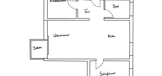 3 Zimmer Wohnung in Erfurt Süd